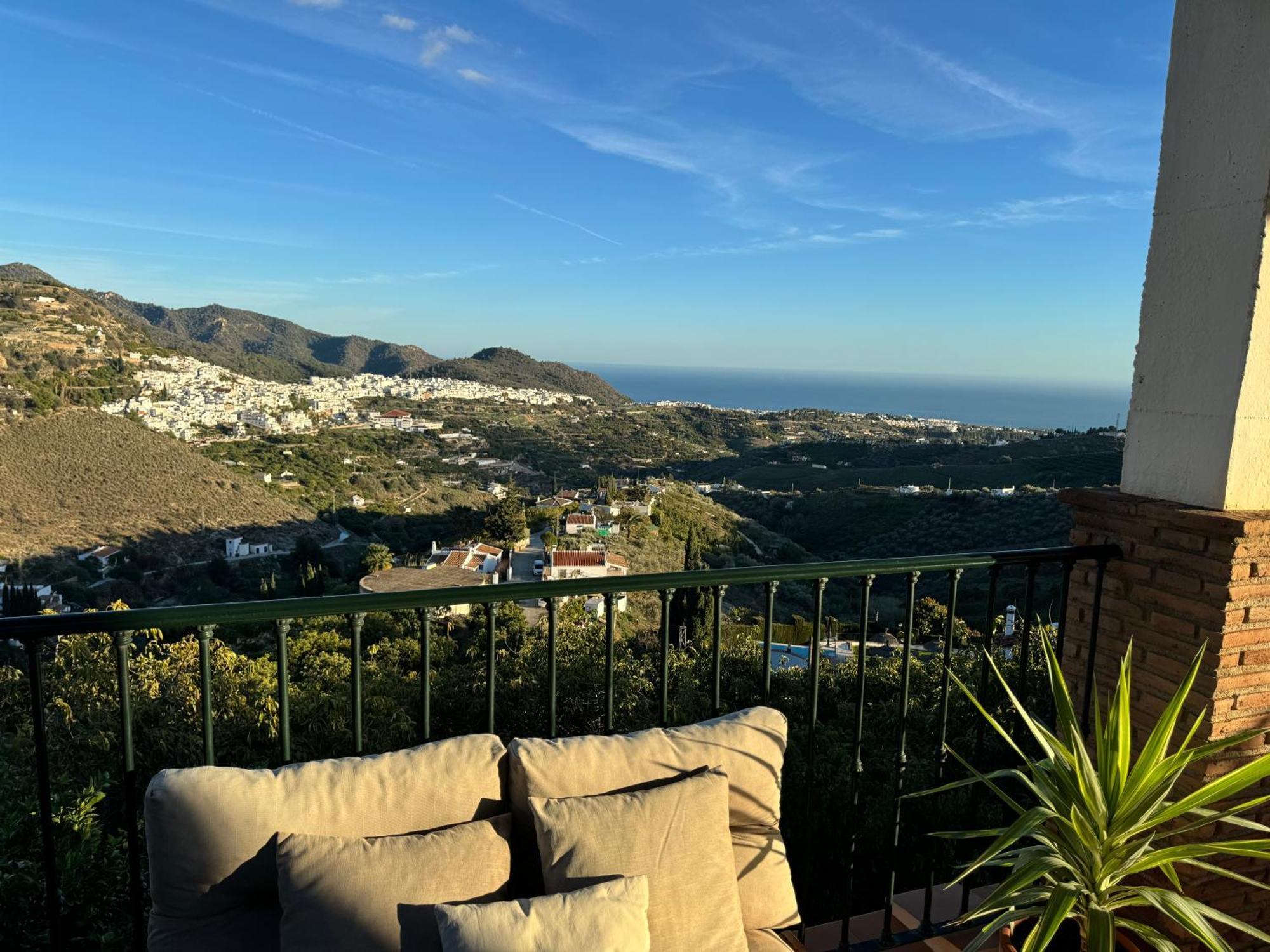 Villa En Frigiliana Con Piscina, Jacuzzi Y Espectaculares Vistas Екстер'єр фото