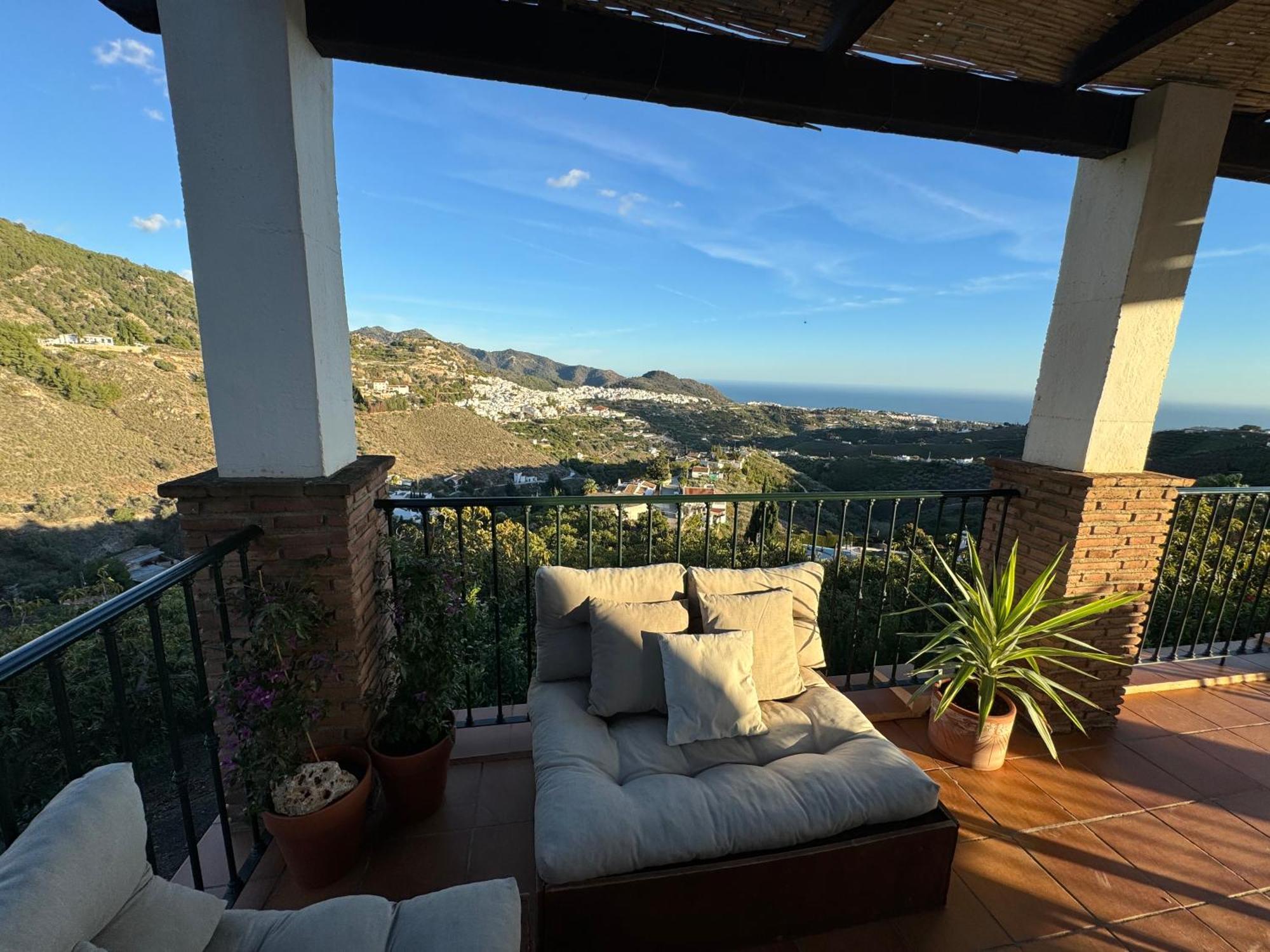 Villa En Frigiliana Con Piscina, Jacuzzi Y Espectaculares Vistas Екстер'єр фото