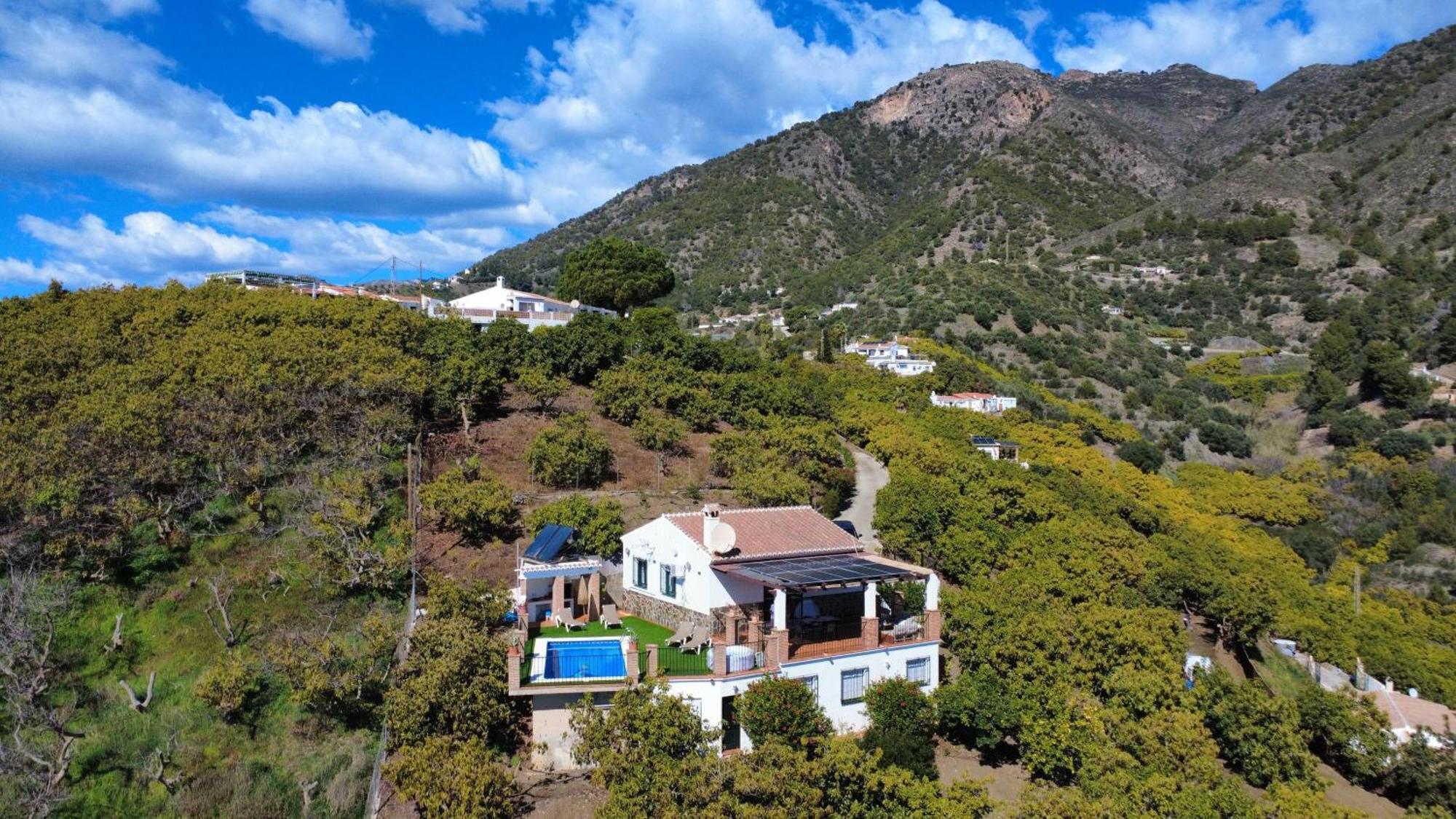 Villa En Frigiliana Con Piscina, Jacuzzi Y Espectaculares Vistas Екстер'єр фото